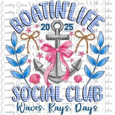 Sublimation Print Boatin Life Ready To Press Paper Ink Heat Transfer