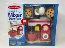 Melissa Doug Blend Bake 10 Pieces Mixer Play Set For Fine Motor Development