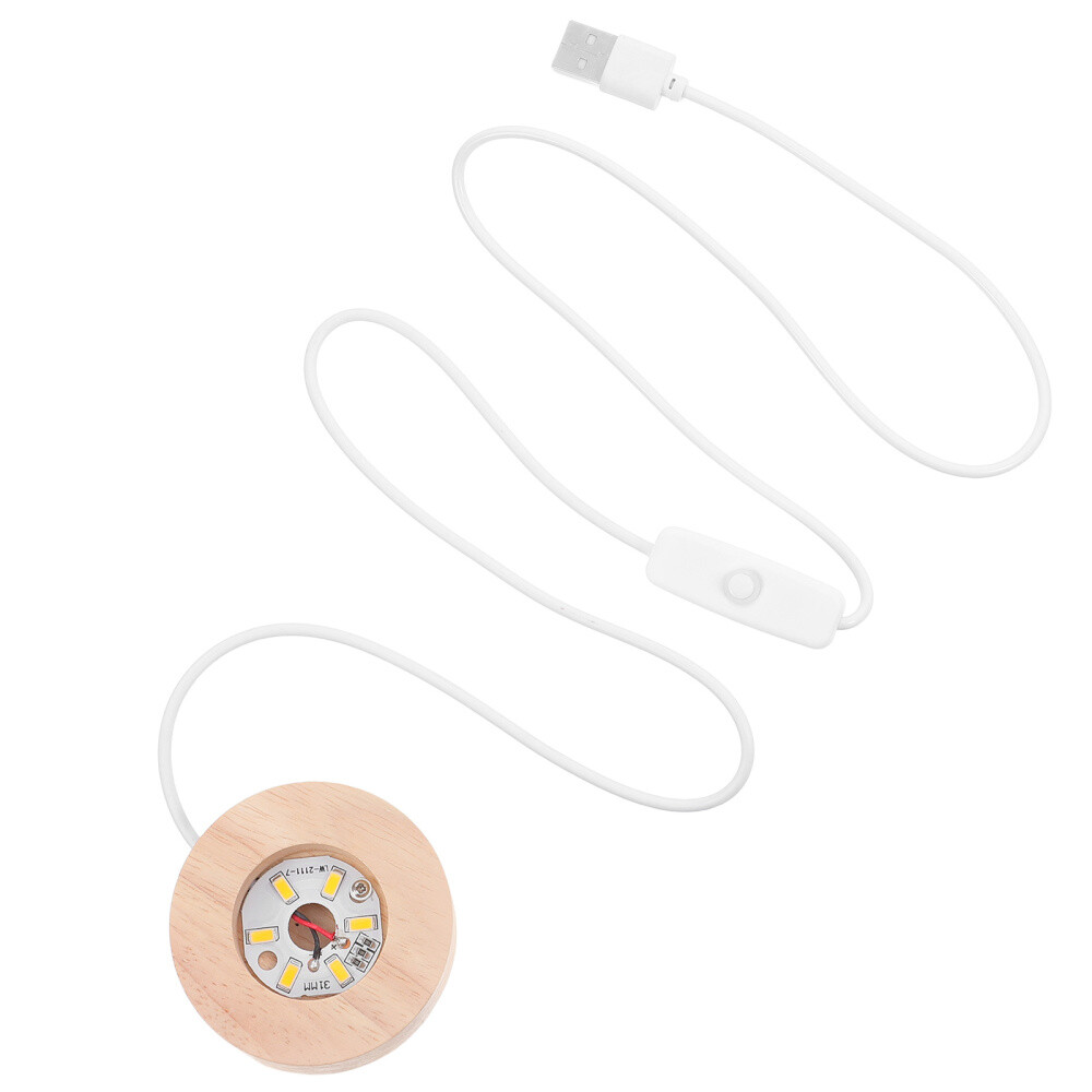 Glowing Pedestal Stand for Light-Up Spheres with LED Night Base