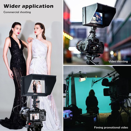 VILTROX DC-70 II 7 inch Camera Video Monitor 4K HDMI Output with Sunshade Hood - 第 7/9 張圖片