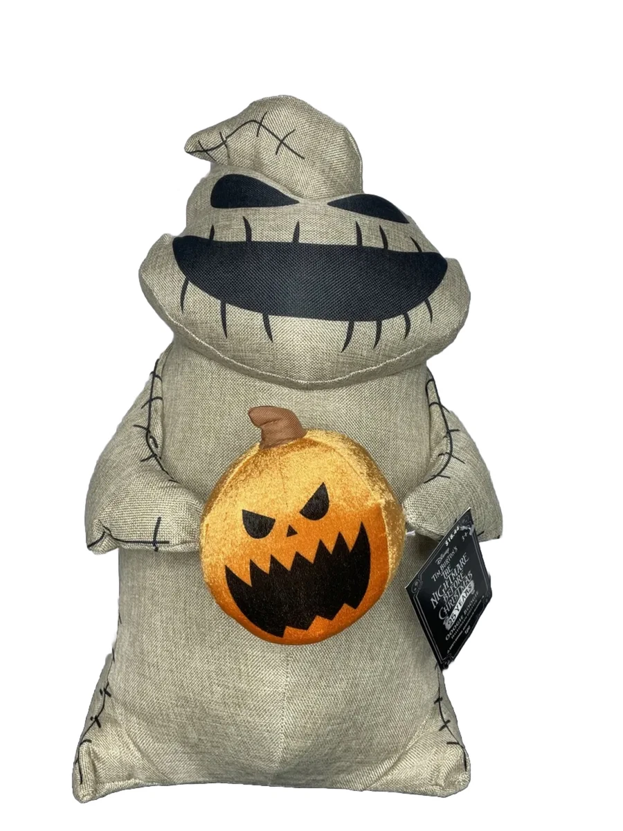 Gemmy The Nightmare Before Christmas Jack On Pumpkin 18 Plush Front Door  Greeter