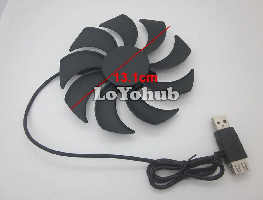 DF1401505RFMN A14015-10RA-2NN-F1 14CM 5V USB powered Notebook base cooling fan - Image 2 of 4