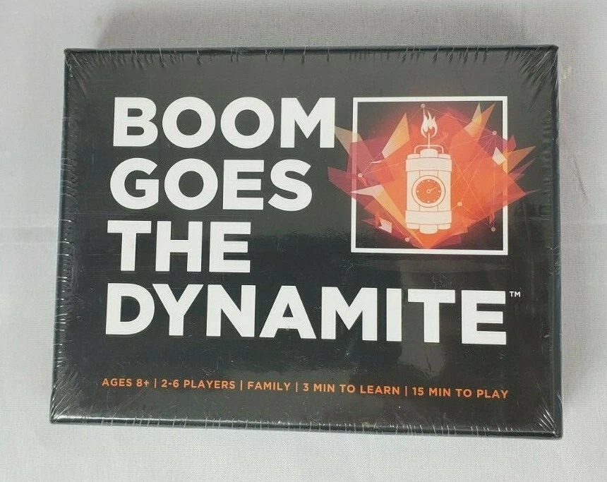 Boom Goes The Dynamite Game-Family 2-6 players-Sealed-Brand New | eBay