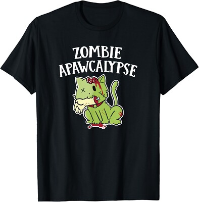 Zombie Apawcalypse Cute Kitten Zombie Gift Unisex T-Shirt