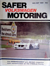 safer volkswagen motoring aug / sep 1980, vw beetle, polo towbar, golf scirocco 