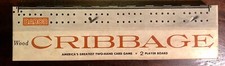 Vintage Baron Wood Cribbage Board 2 Player Board No. 5-1062/100 Made In USA