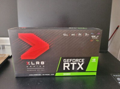PNY XLR8 GeForce RTX 3080 REVEL EPIC-X 10GB LHR GDDR6X RGB Graphics Card GPU
