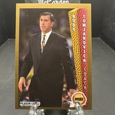 1992-93 Fleer Rudy Tomjanovich #87 HOF Houston Rockets