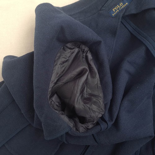 Polo Ralph Lauren Boys Blazer Jacket Size 12 Years Sport Coat 100% Cotton Blue - Picture 7 of 24