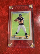 2001 Topps #328 Drew Brees Rookie Card RC CHARGERS SAINTS NM To MINT