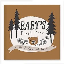 Lucy Darling Little Camper Baby Memory Book   First Year Journal, 5-Year Miles..