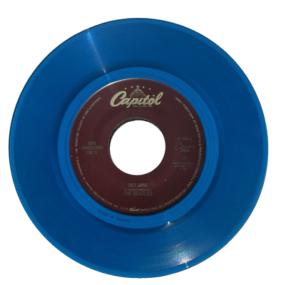 The Beatles- Blue Vinyl Record - New 45 RPM - CEMA S7-17694 - For