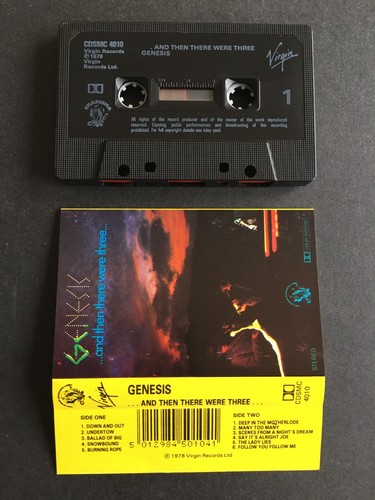 Genesis - And Then There Were Three - Cassette Tape CDSMC4010 - Picture 2 of 2