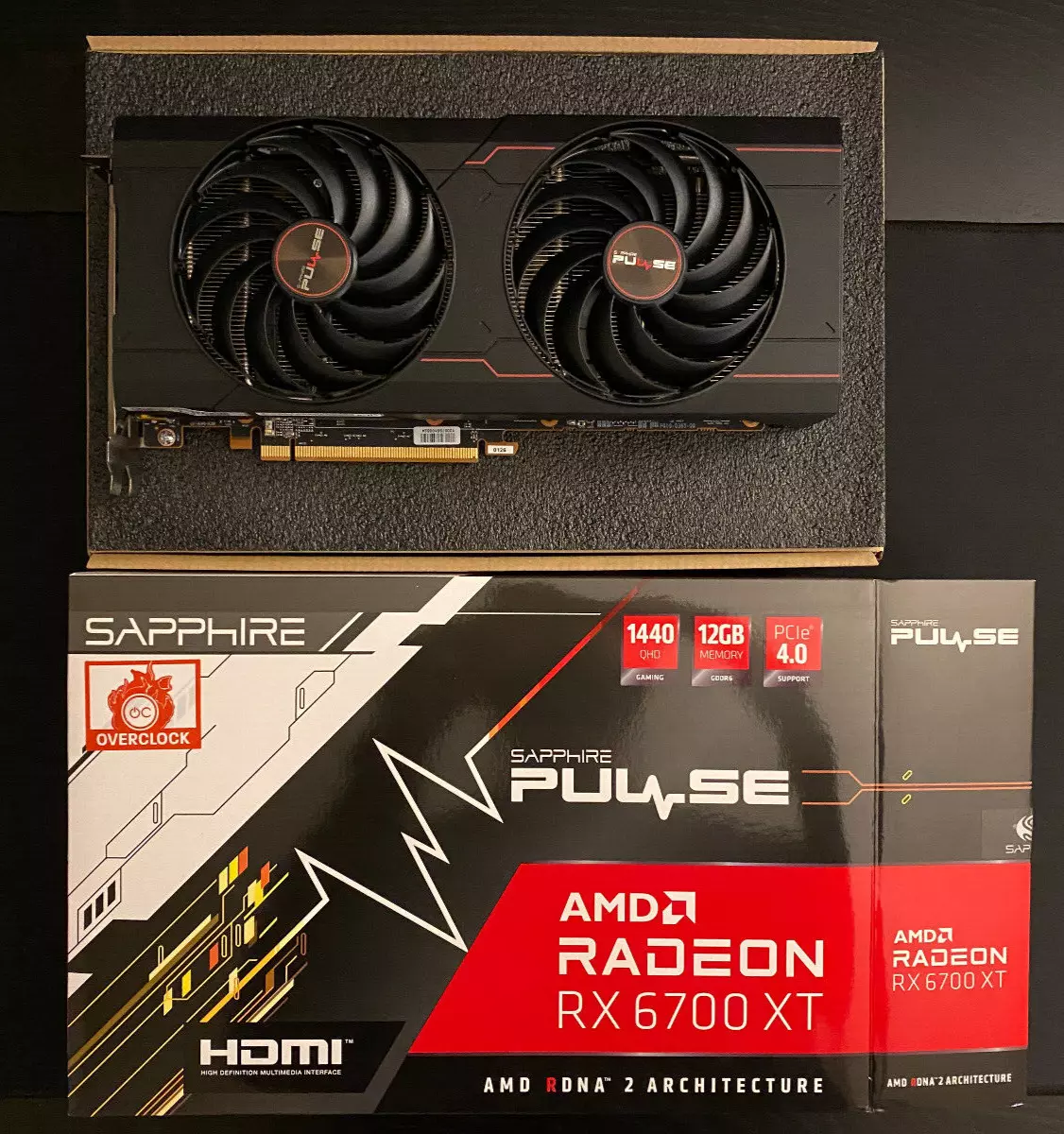 Sapphire Pulse AMD Radeon RX 6700 XT OC Gaming GPU - 11306-05-20G