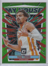 2023-24 Panini Optic Basketball #8 Trae Young My House Green Prizm /149