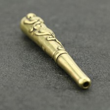 Brass Vintage Animal Pattern Pipe Cigarette Holder Filter Cigarette Pipe US