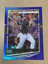 Eloy Jimenez White Sox 2020 Donruss Blue Holo