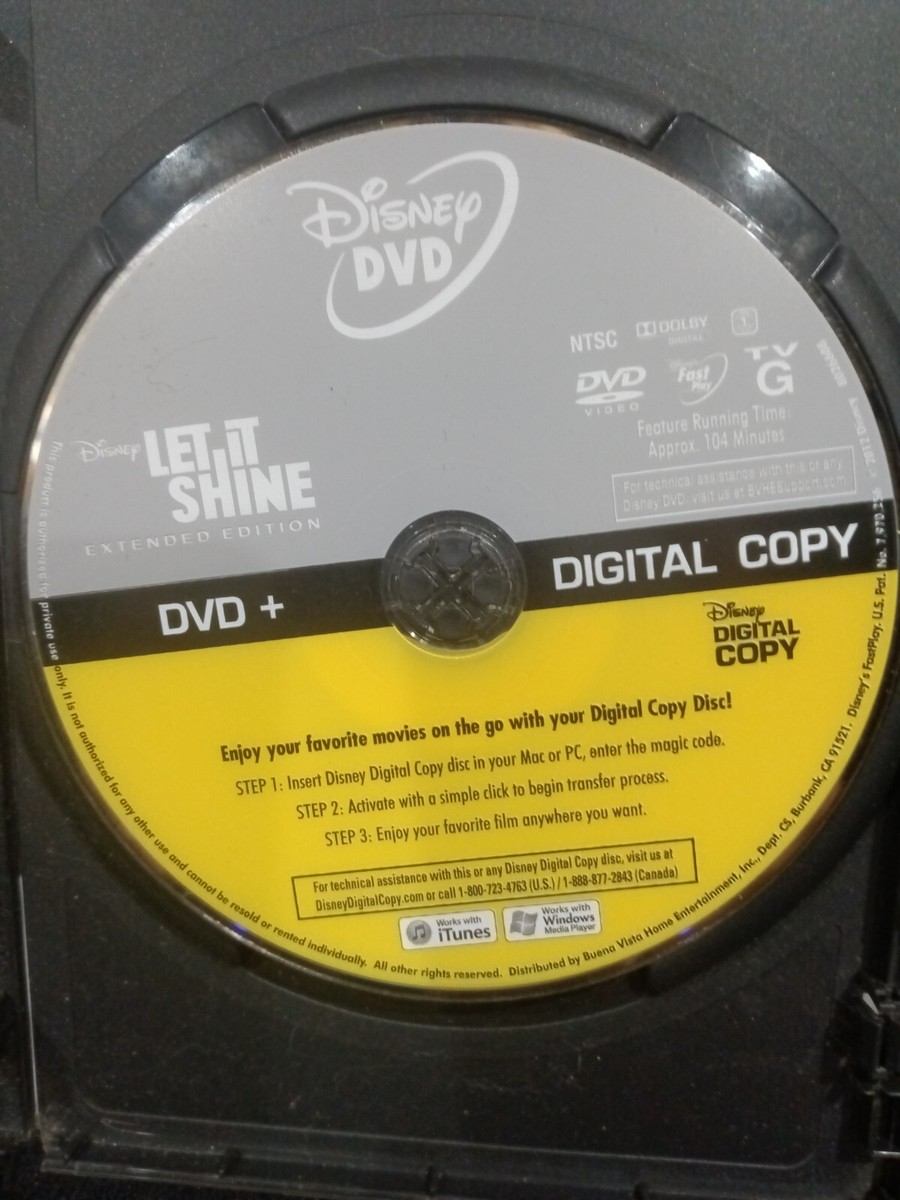 Disney Extended Edition DVD & Digital Copy 