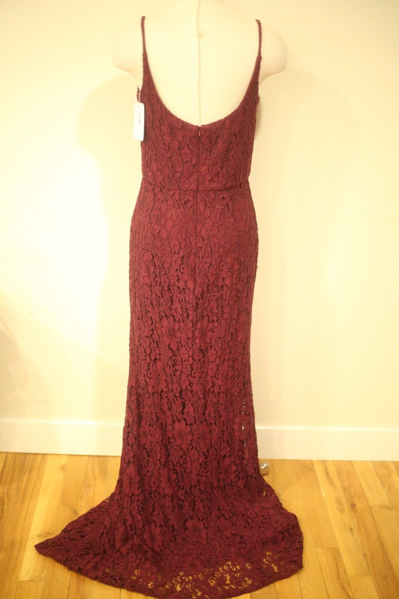 Hayley Paige Women's 10 Corded Lace Bridesmaid Dress Sangria Burgundy Sleeveless | eBay Hayley Paige Women's 10 Corded Lace Bridesmaid Dress Sangria Burgundy Sleeveless | eBay