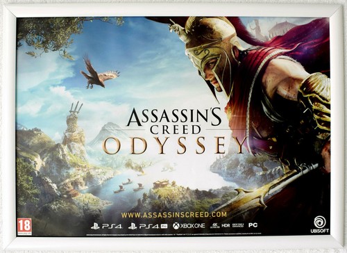 Assassin's Creed Odyssey RARE PS4 XBOX ONE 42cm x 59cm Promotional Poster #1 - Picture 2 of 3