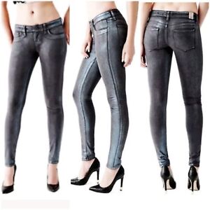 guess power skinny low jeans