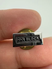 H&R Block Sterling Silver Lapel Hat Pin