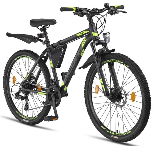 26 27.5 29 Zoll Mountainbike Aluminium 21 Gang Scheibenbremse Jungen Mädchen - Bild 16 von 49