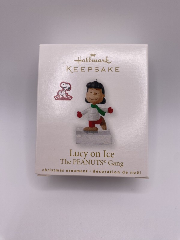 Hallmark Keepsake 2010 Lucy on Ice Miniature Ornament- NEW- READ