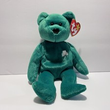 Ty Beanie Baby ERIN the Irish Bear St. Patricks Plush Stuffed Animal Toy Vintage