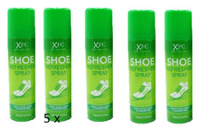 5 X XFC SHOE REFRESHER SPRAY 150ML(PACK OF 5 )