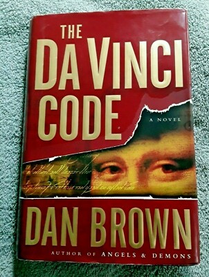 DA VINCI CODE Dan Brown Hardback Book 2003 2 BOOKS ONE HAS ERROR