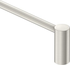 Moen YB0424BN Align 24" Modern Single Bathroom Towel Bar Brushed Nickel Finish