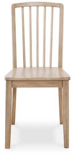 Signature Design by Ashley Gleanville Casual Solid Wood Dining Side Chair - Picture 5 of 7