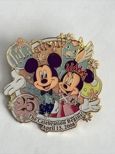 TDL Tokyo 25th Jubilation! Mickey Minnie Mouse Baby Pegasus Disney Pin 61486 (A9