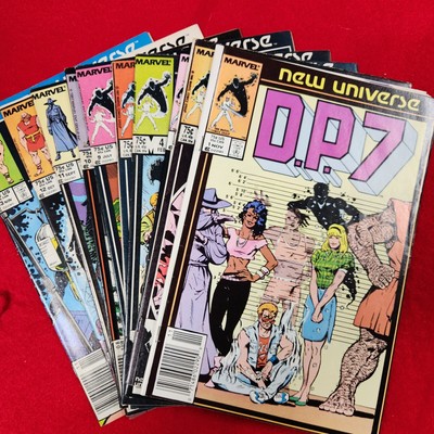 DP7 1-4, 6,  9-13 New Universe Lot of 10 Marvel Comic Books 1986 VG