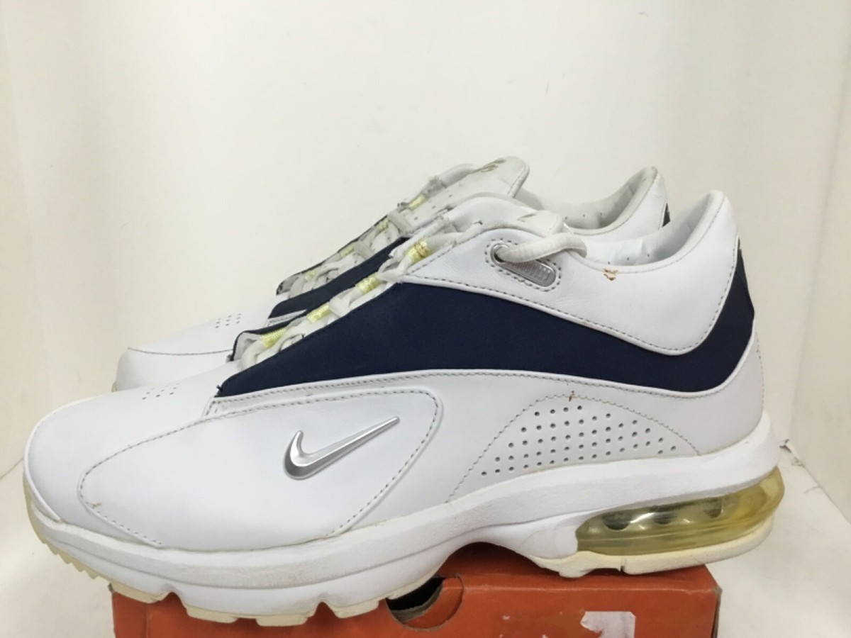 いっちゃん NEW NIKE IMPAX RUN (GS) WHITE/NAVY BLUE/SILVER KIDS SIZE 6Y