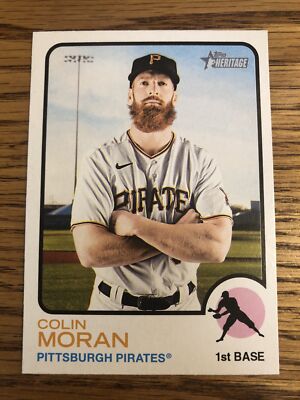 Colin Moran 2022 Topps Heritage Pirates #391  *B332*