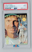 1996 Studio Press Proof Gold #73 Randy Johnson  PSA 9  4100*