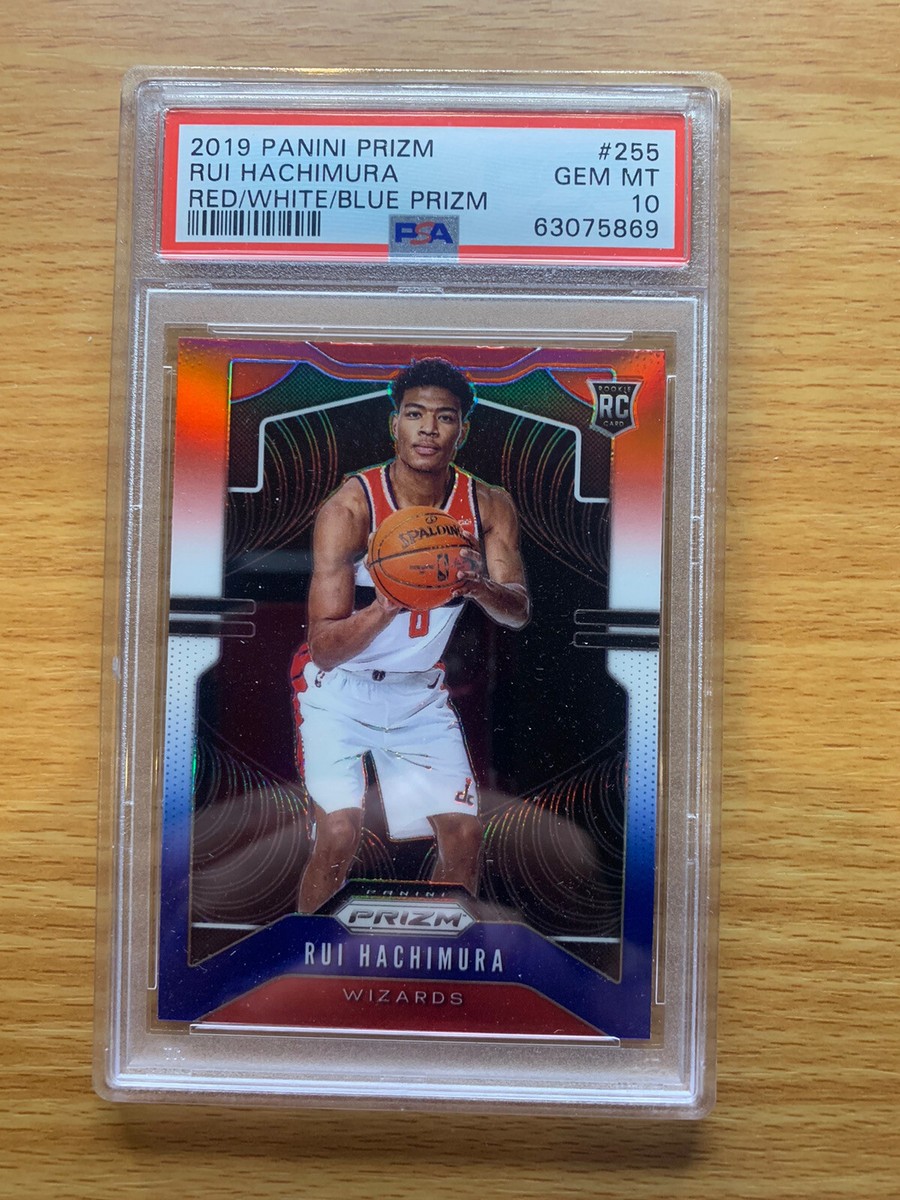 Rui Hachimura - 2019 Panini Prizm #255 Rookie RC Red White