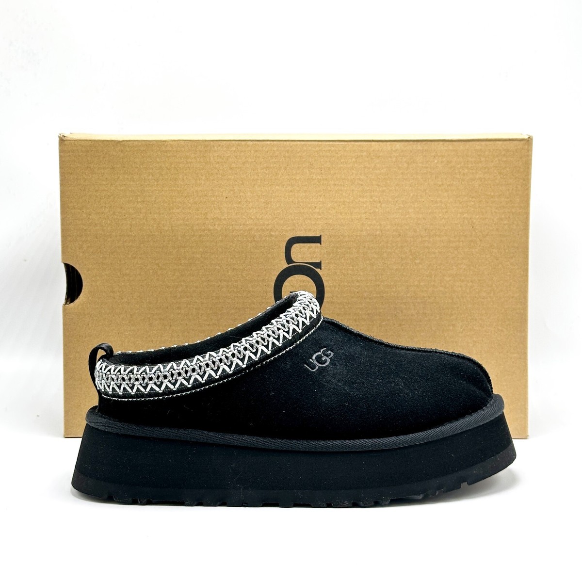 NEW* WOMEN UGG TAZZ Slipper BLACK (1122553 BLK), Sz 6.0