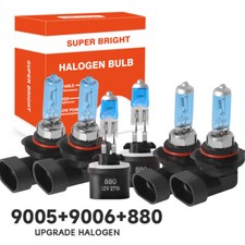 For Chevy Corvette 1997-2004 - 6X Halogen Headlights High Low Beam Fog Bulbs