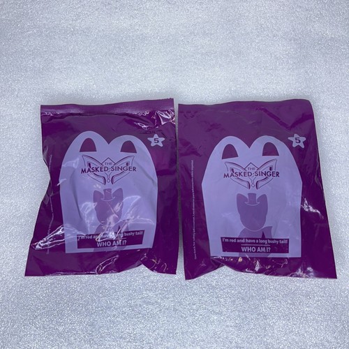 McDonald's 2023 THE MASKED SINGER Happy Meal Toys Lot of 4, 5 5 10 12, NEW - Picture 2 of 5