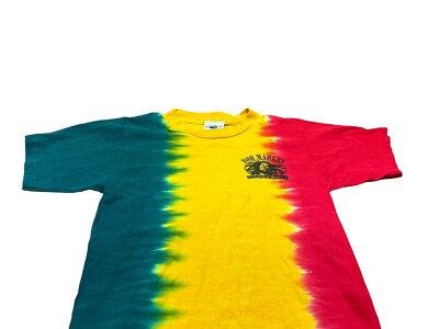 Vintage 90s Universal Studios Bob Marley Tie Dye T-Shirt Small