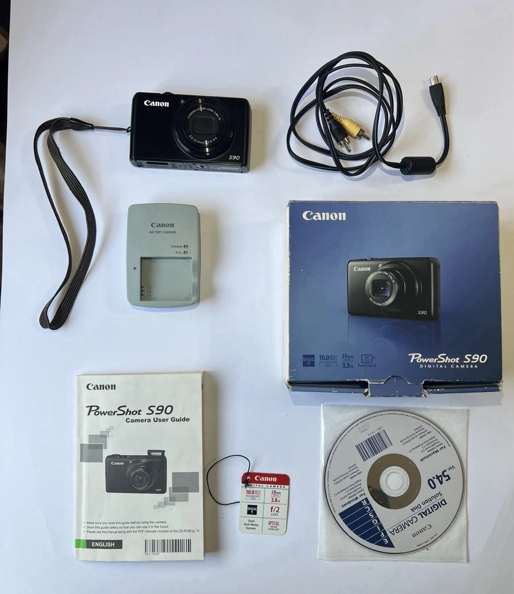 Preços baixos em Câmeras digitais Canon PowerShot S90 | eBay