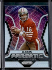 2025 Panini Prizm Joe Montana Prizmatic Silver #5 49ers