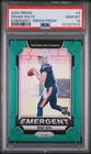 2024 Panini Prizm #4 Drake Maye Emergent Green Rookie RC **GEM MINT** PSA 10