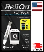 ReliOn Platinum Blood Glucose Monitoring System