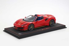 BBR Ferrari 488 Pista Spider Rosso Corsa, Yellow stripes - Limited 48 pcs 1/18