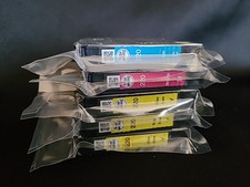 Epson Ink 220 Standard Capacity Cyan Magenta Yellow 5 full size new Cartridges