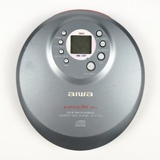 Aiwa XP-V710C EASS 3X Portable CD-R/RW CD Player Silver  Red